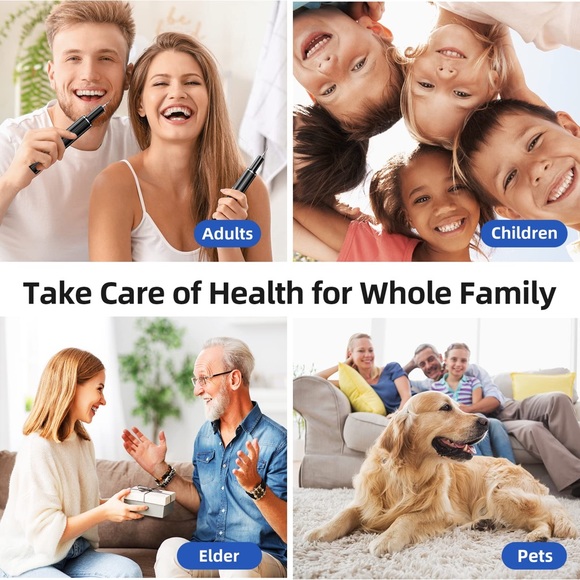 Plaque Remover for Teeth, Dental Cleaning Kit, Wireless, 4 Heads/3 Modes, LED - Picture 7 of 12